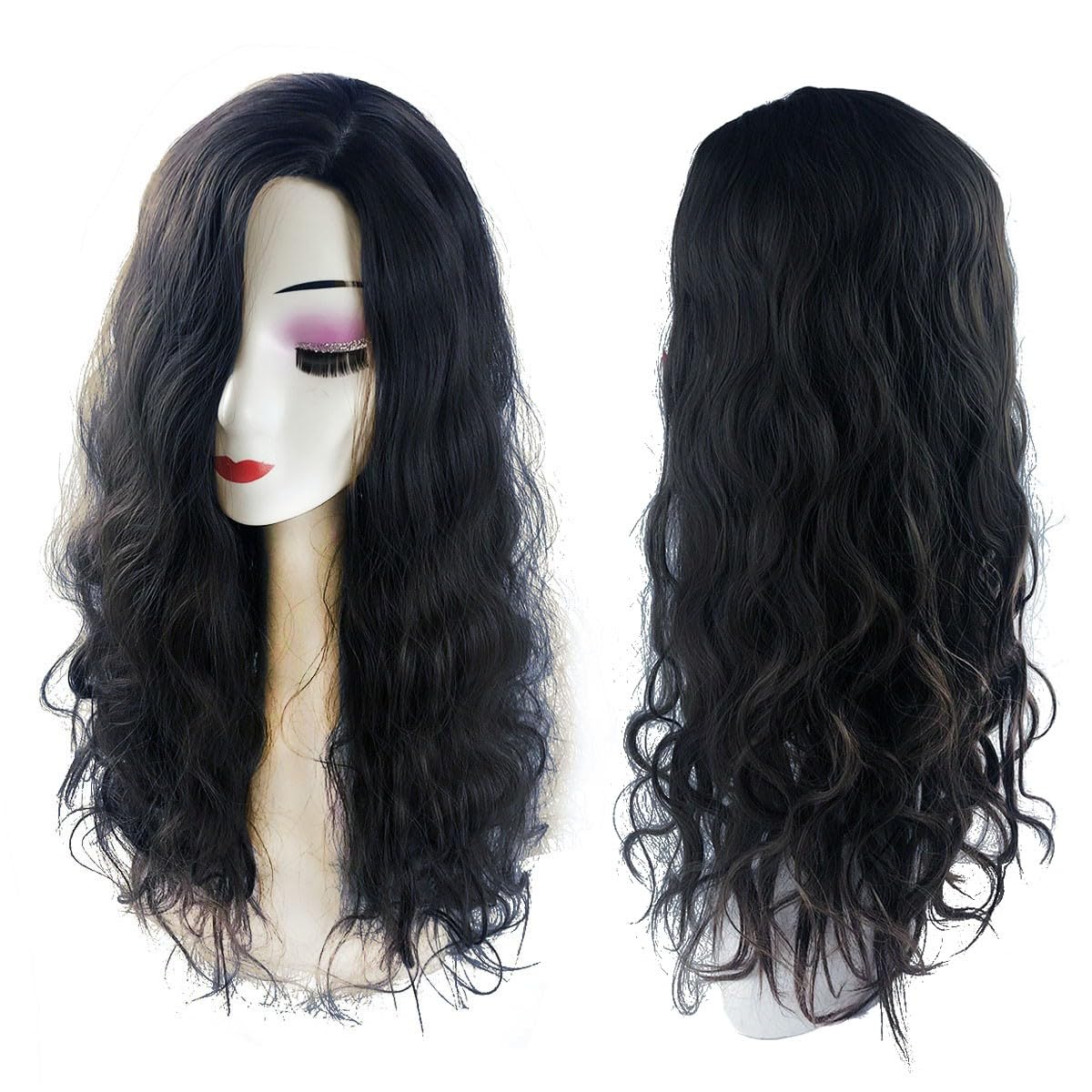 Amazon.com : Left Part Cloud Wavy Thick Hair Topper Clip in 