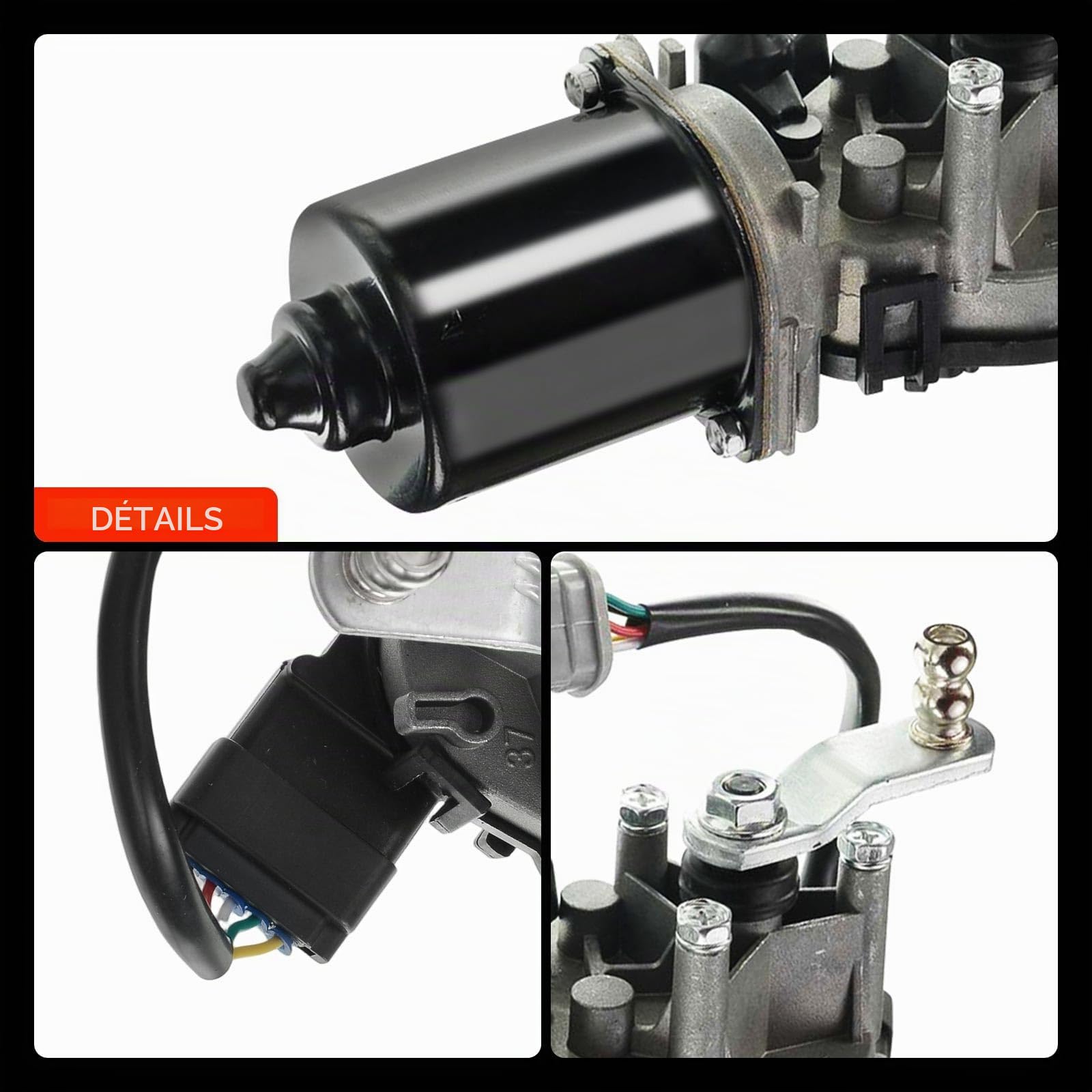 Frankberg Moteur d'essuie-glace 7701207956 | Compatible avec: Wischermotor für Kasten SB0 1 2 LB0 1 2 II LU1 2 7701207956