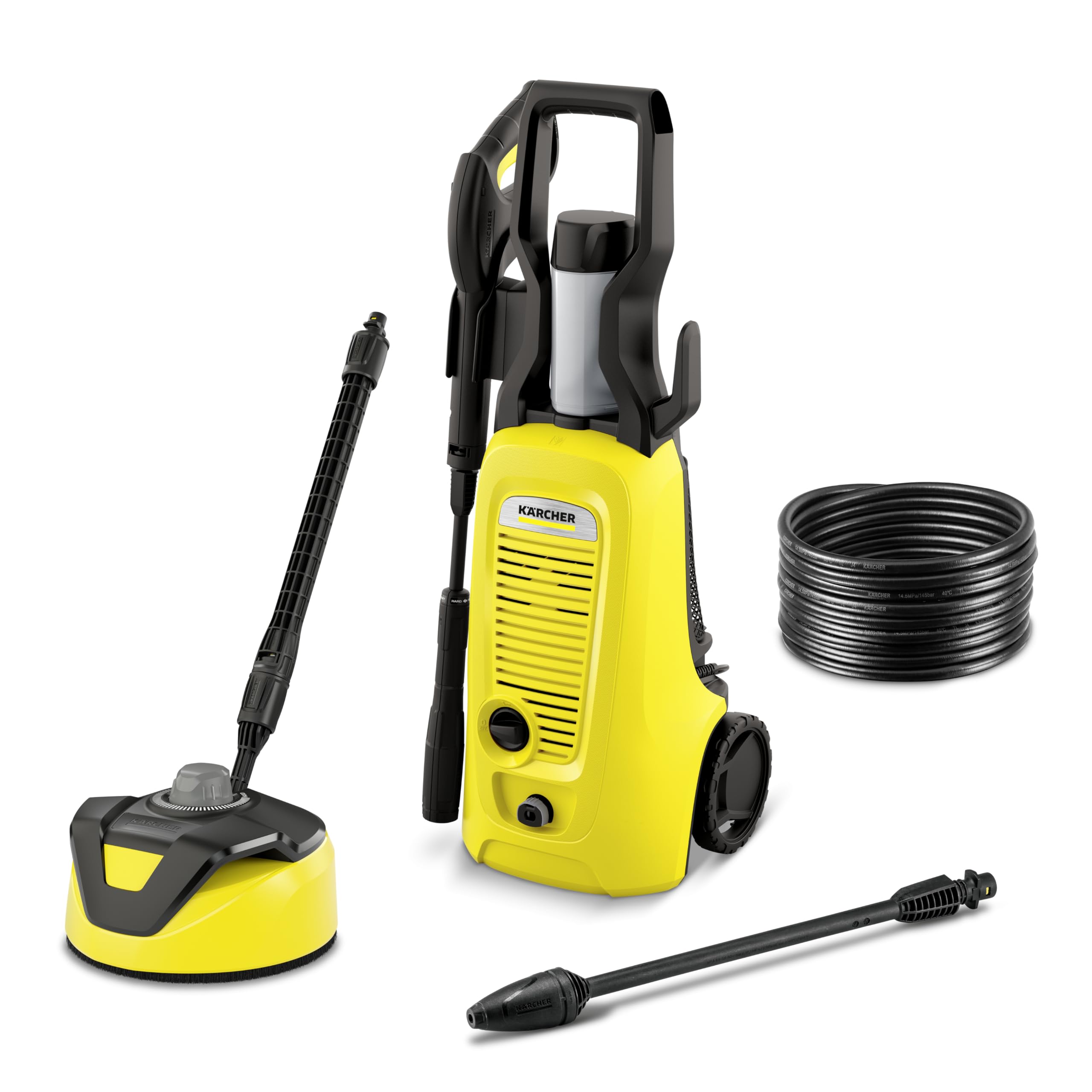 Kärcher Idropulitrice K 4 Universal Edition T5, 130 bar, 420 l/h, 30 m²/h, Filtro Acqua Premontato, Tubo, Pistola, Doppia Lancia, Lavasuperfici T5