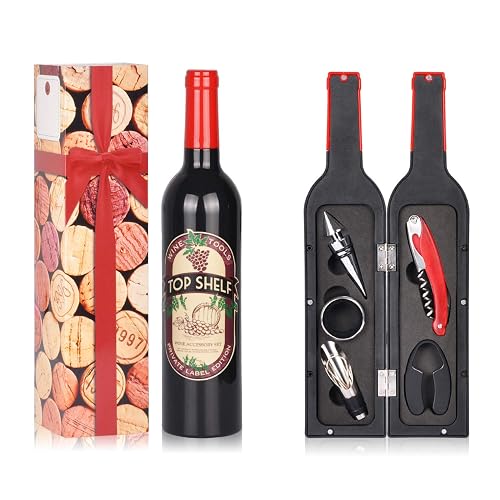 Solaris Wine Accessories Valentine Gift Set, 5 Pcs Deluxe Wine