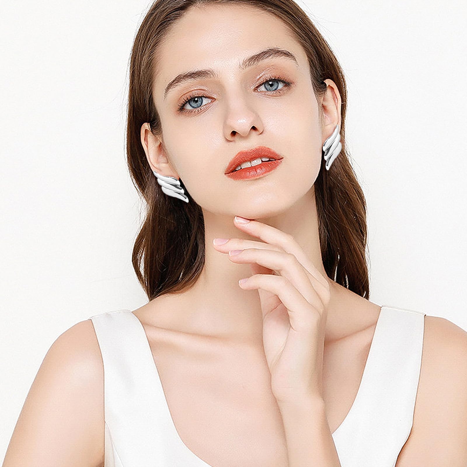 Orecchini Oro,Orecchini Donna,Orecchini A Goccia,Orecchini Grandi Donna,Orecchini Oro Donna,Orecchini Placcati Oro,Orecchini A Goccia D'Acqua,Moda Gioielli Regalo per Donna Ragazza