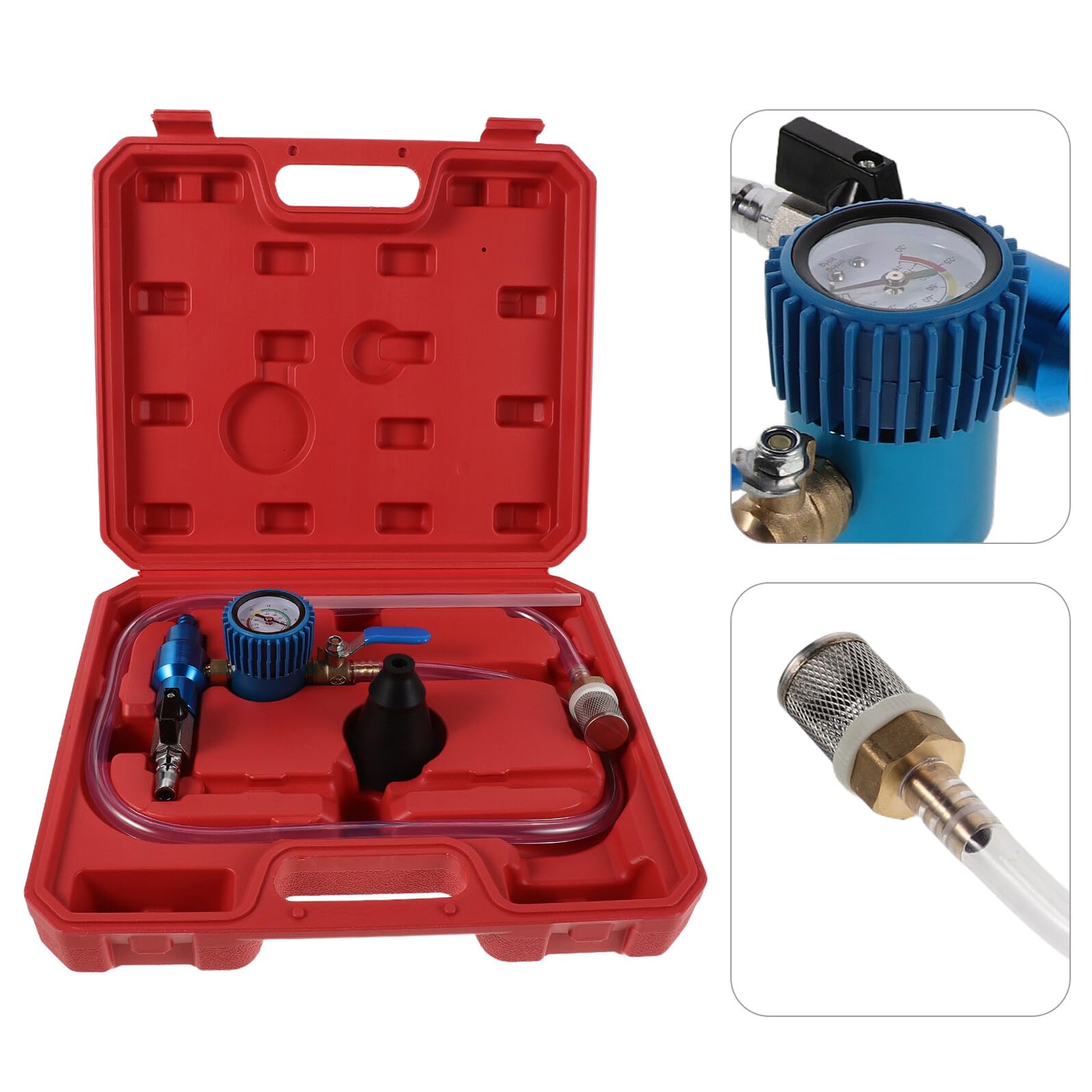 HEMOTON Outil de Recharge Antigel sans Fuite pour Système de Refroidissement Auto Kit de Remplissage sous Vide pour Radiateur Accessoire Pratique pour Entretien et Réparation Automobile