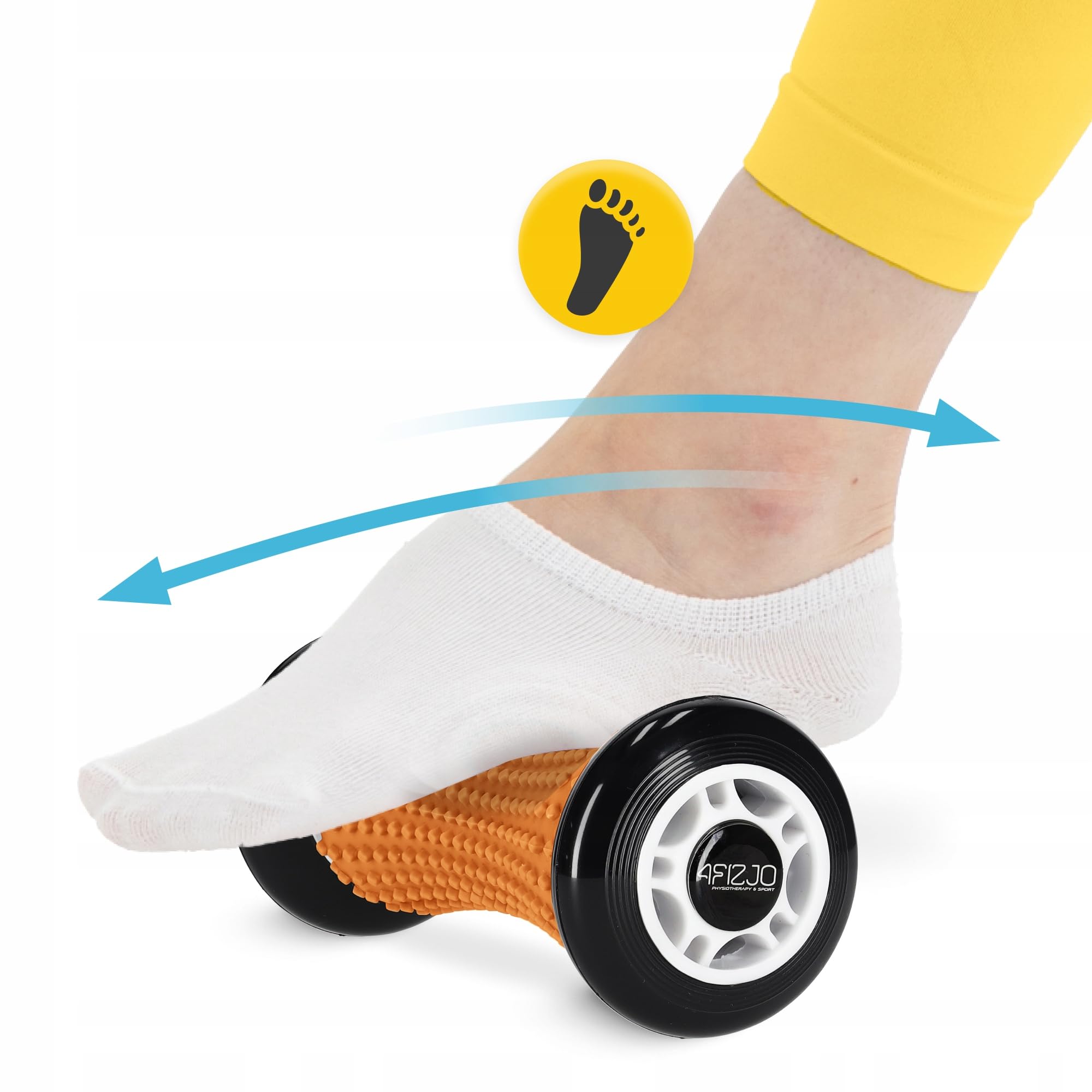 WAŁEK REHABILITACYJNY DO MASAŻU ROLLER Z WYPUSTKAMI KÓŁKA AUTOMASAŻ SPIKE