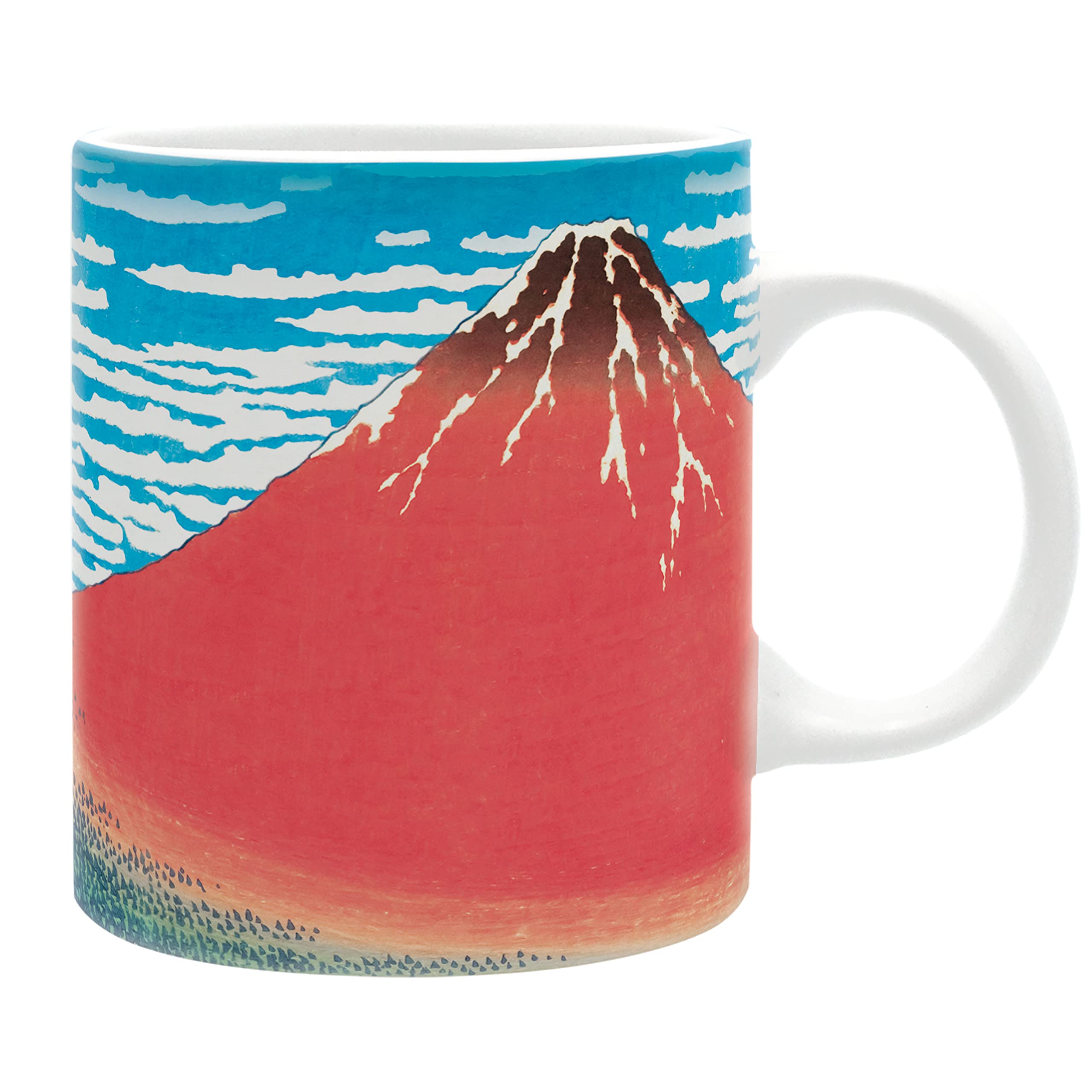 Abystyle Multi-Coloured Hokusai Red Fuji Mug