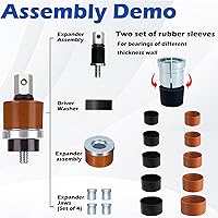 Vista 4 de Herramienta de instalación de cojinetes de leva y rodamiento de leva del motor Kit de extracción Instalación y extracción completa Chevy LS Engine