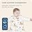 TOTBASIC Baby Sleep Sack 6-12-15 Months Light Wearable Blanket for Babies with 2-Way Zippers, 0.5 TOG Premium Soft Breathable Sleeping Bag for Baby Boys Girls 2-Pack