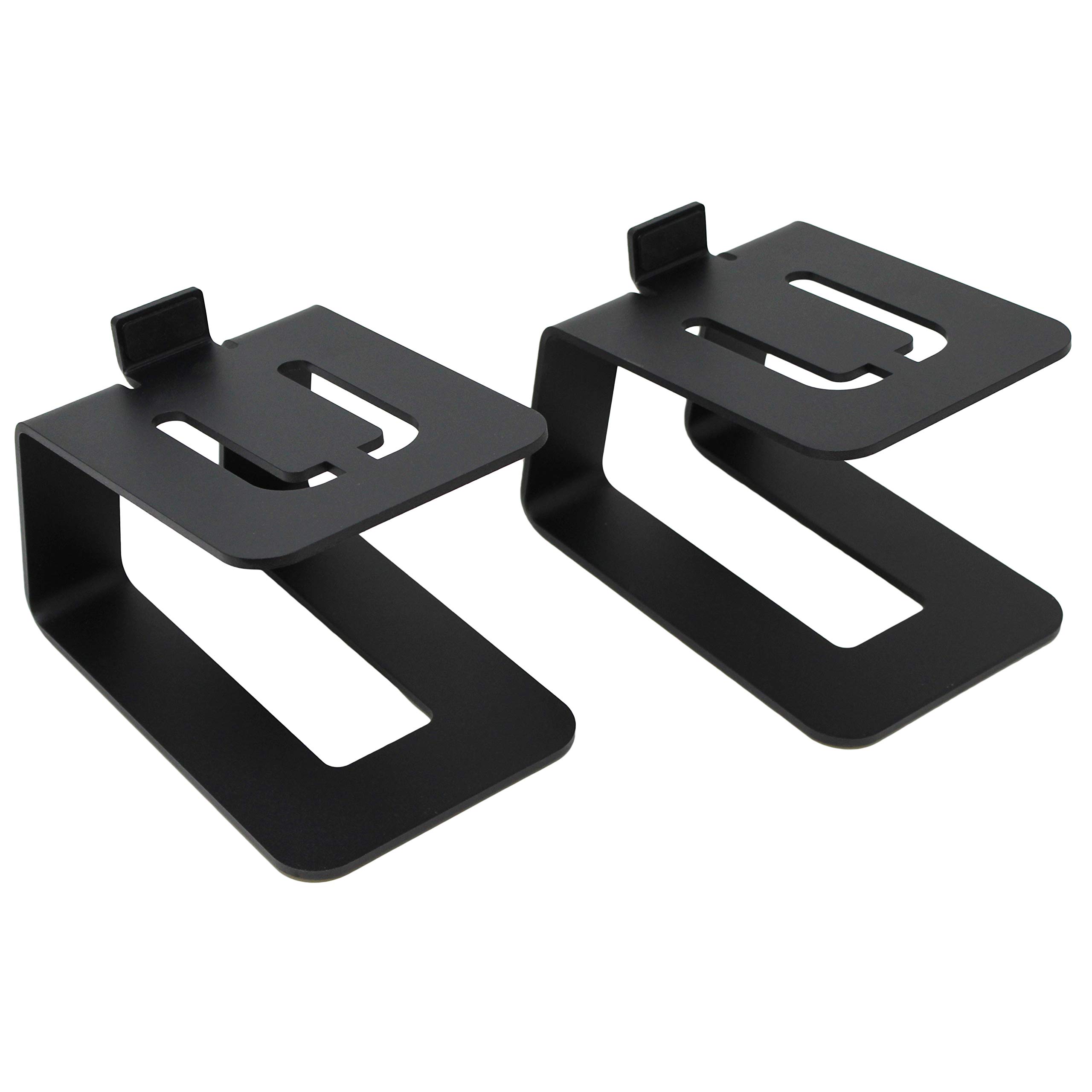 HumanCentric Paire de Supports de Haut-parleurs de Bureau pour Haut-parleurs de Bureau, rehausseurs de Haut-parleurs de Studio, Haut-parleurs d'étagère Moyenne et Petite, Support de Moniteur de