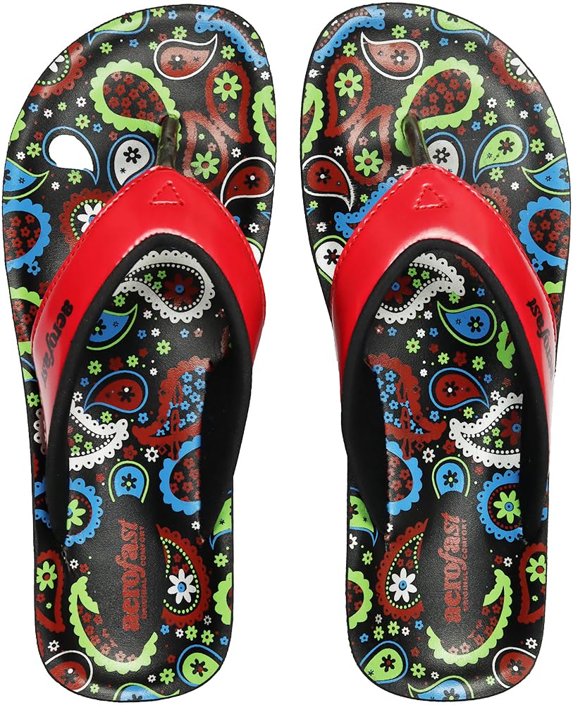 AEROFAST PU Red (LA0861) Casual Slippers for Women - 40 EU (B0D47T27H3) Amazon Price History, Amazon Price Tracker