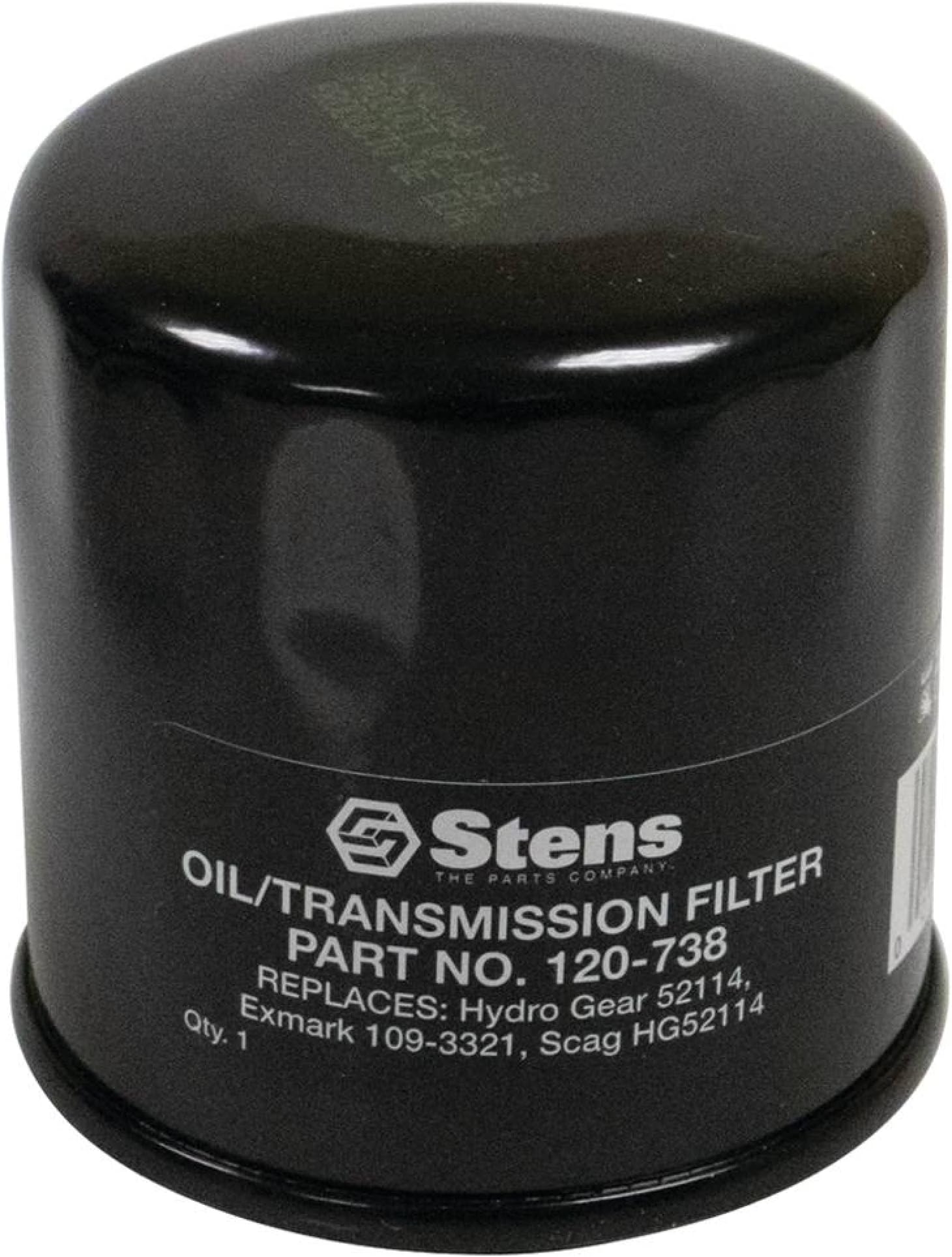 Stens Transmission Filter 120-738 Compatible with Ferris IS600Z, IS700Z and CCW Series, Exmark Phazer and Quest 5101026X1, 5101026X10, 5103382, 21545100, 063-1050-00, 109-3321, HG52114