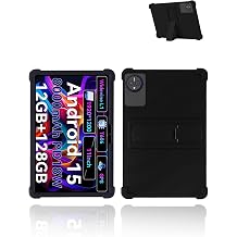 for Headwolf WPad7 Android Tablet,10.95 inch Tablets Case,Soft Silicone Adjustable Stand Cover Lightweight Kids Friendly,Black.