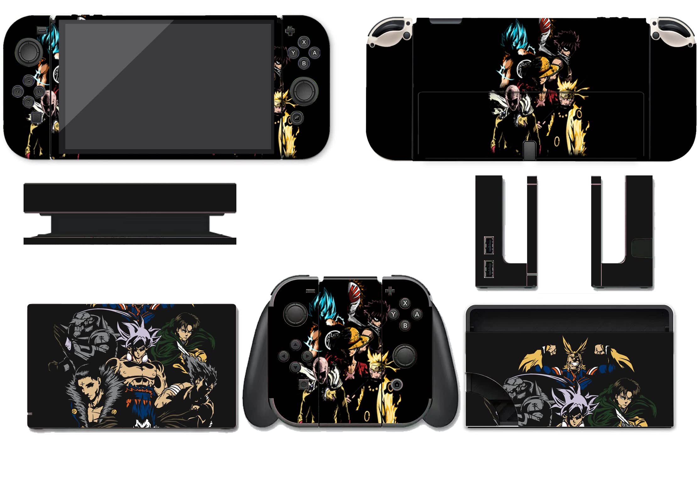 SadSkins Full Wrap Skin for Switch OLED Anime Switch OLED Protector Skin Cover Matte Vinyl Decal Stickers?Only Switch OLED?