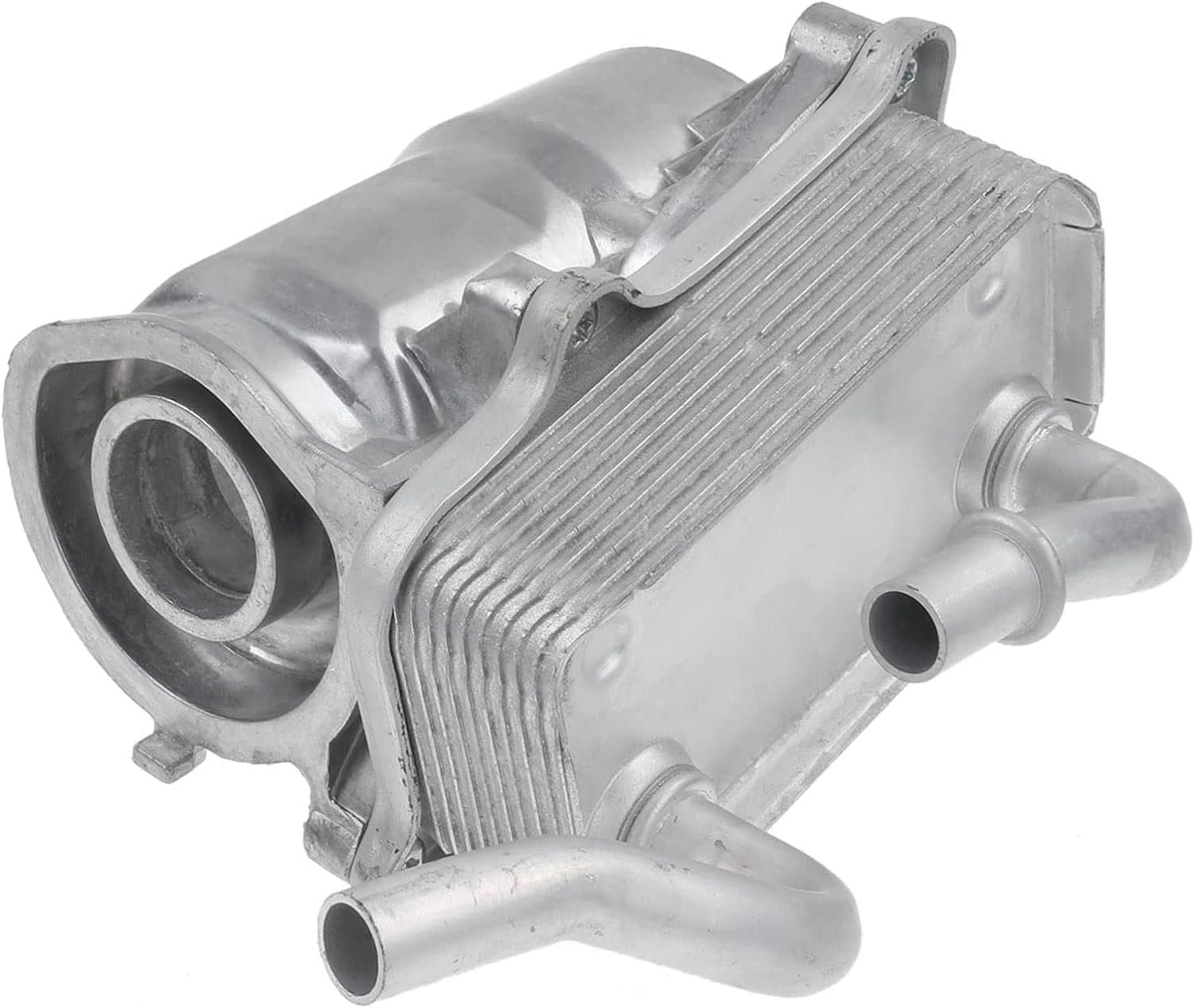 A-Premium Engine Oil Cooler Assembly Compatible with Mercedes-Benz C32 SLK32 AMG 2002-2004 C55 AMG 2005-2007 CLK55 AMG 2001-2006