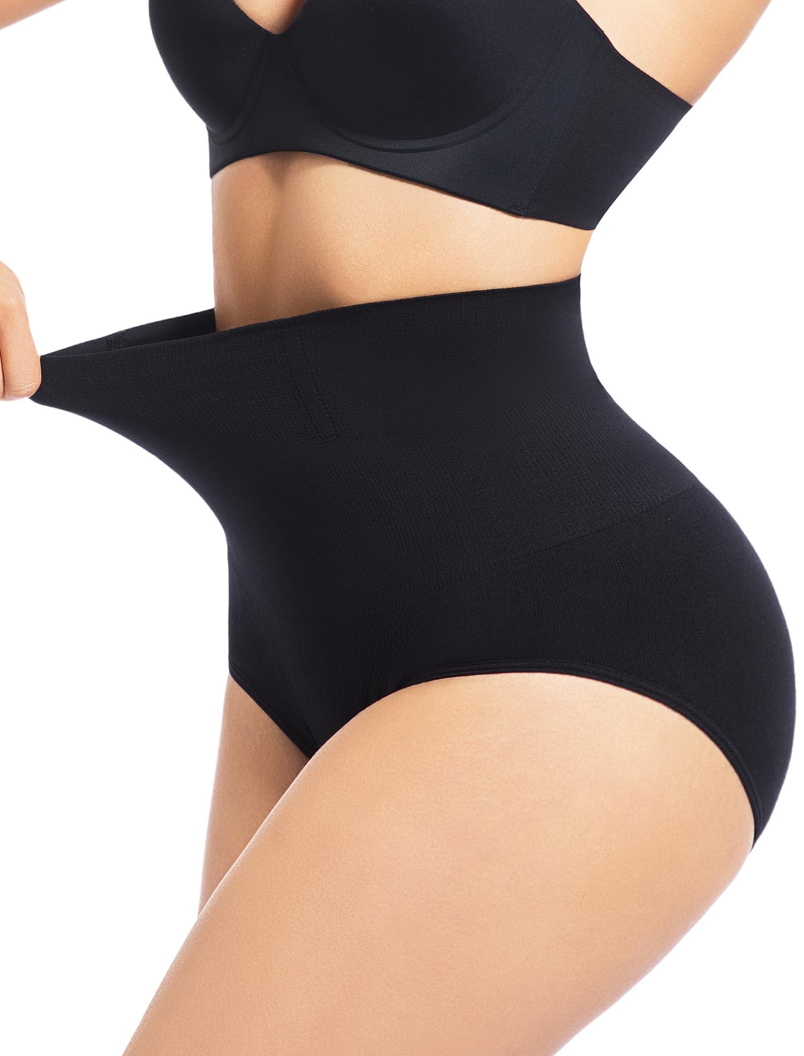 SHAPEMAX Shapewear Damen Bauchweg Unterhose Miederhose Hohe Taille Miederslips Body Shaper Unterwäsche