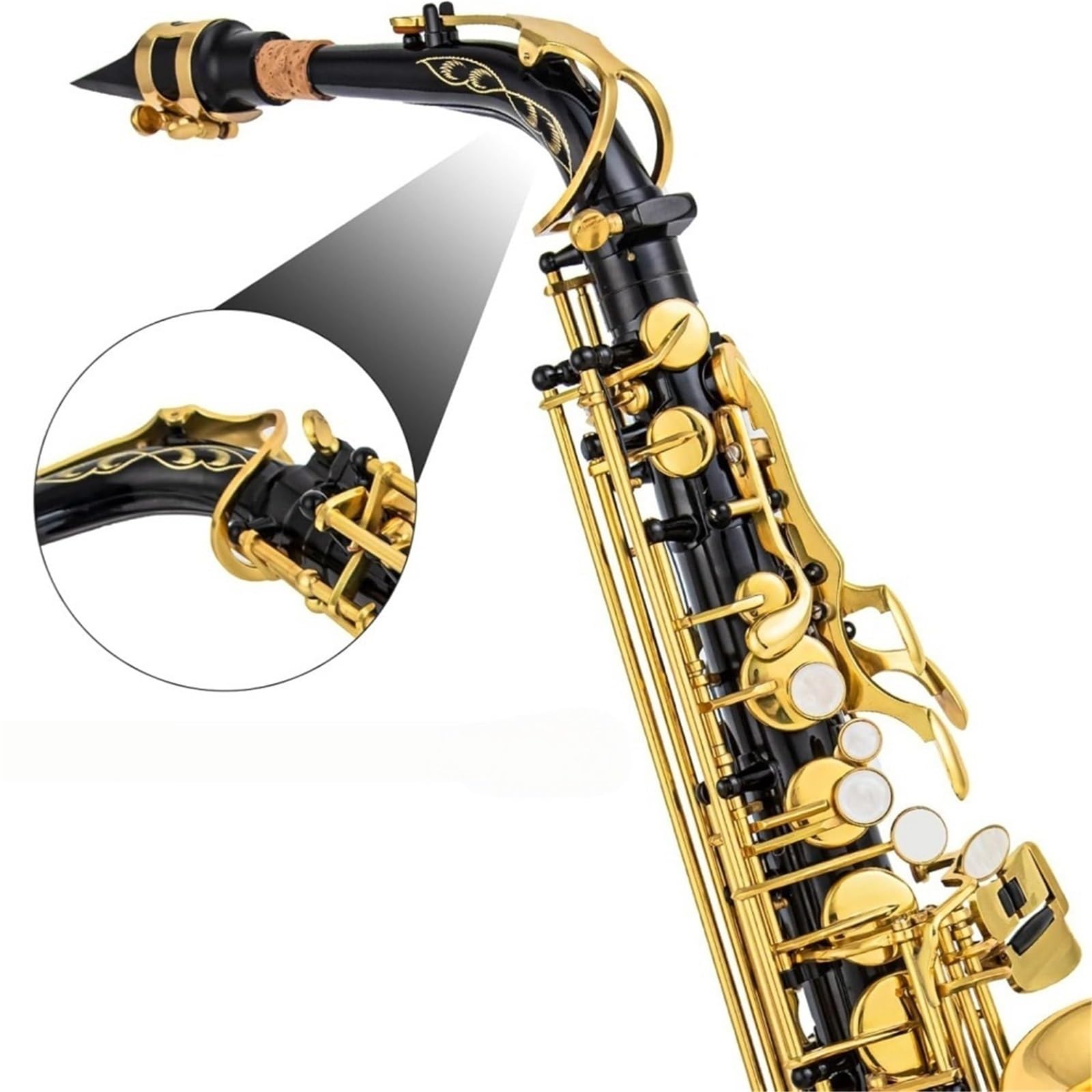 Sassofoni Per Principianti Sassofono Contralto Black Gold In Mi Bemolle Maggiore Strumento Professionale