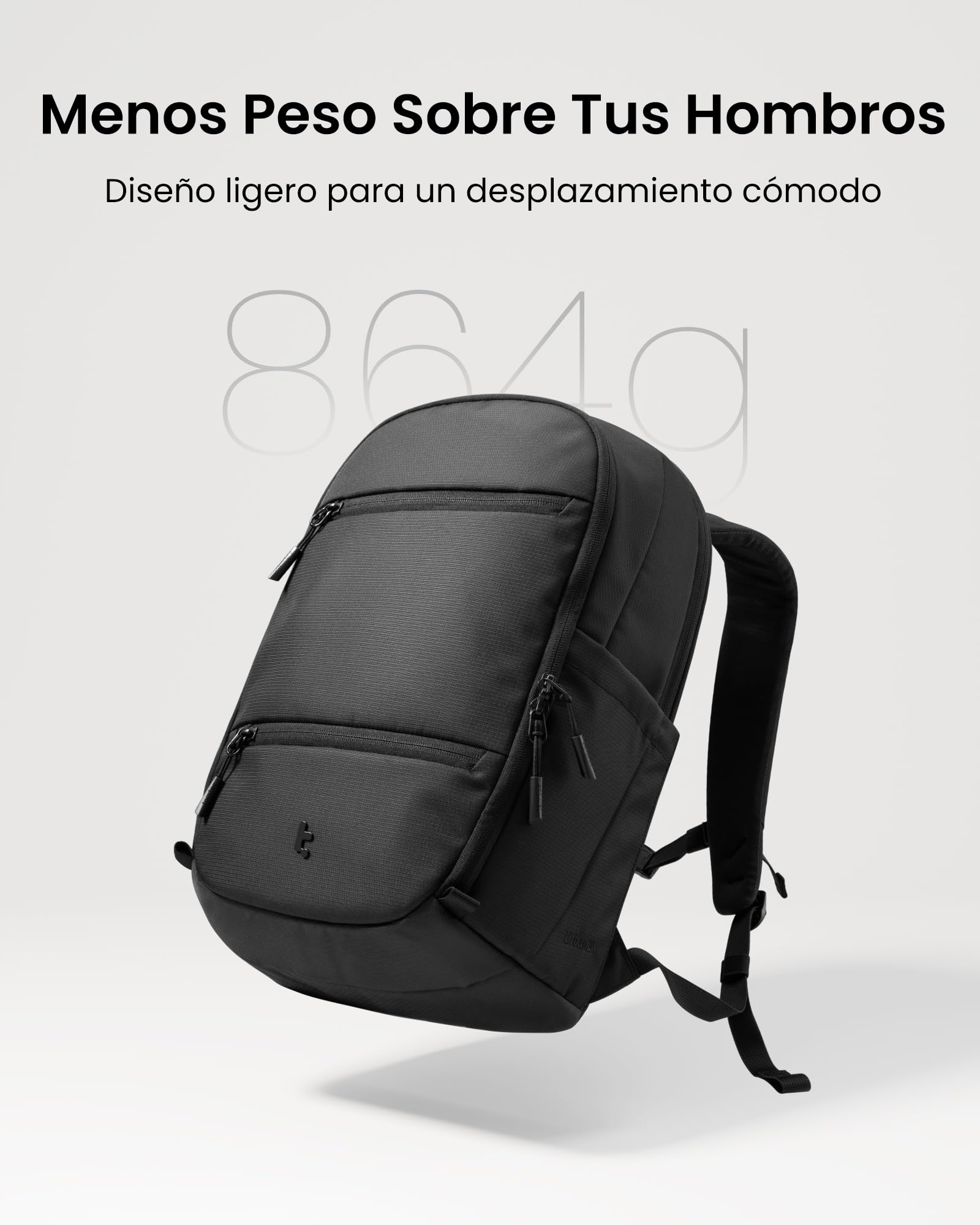 tomtoc Mochila Portatil 22L, Mochila Business Hombre Mujer para Portátil de 15,6-16 Pulgadas, Bolsa para Portátil Resistente a Salpicaduras, Mochila Trabajo para Oficina y Desplazamientos Diarios | Bolsa protectora organizada de trabajo para oficina, viaj