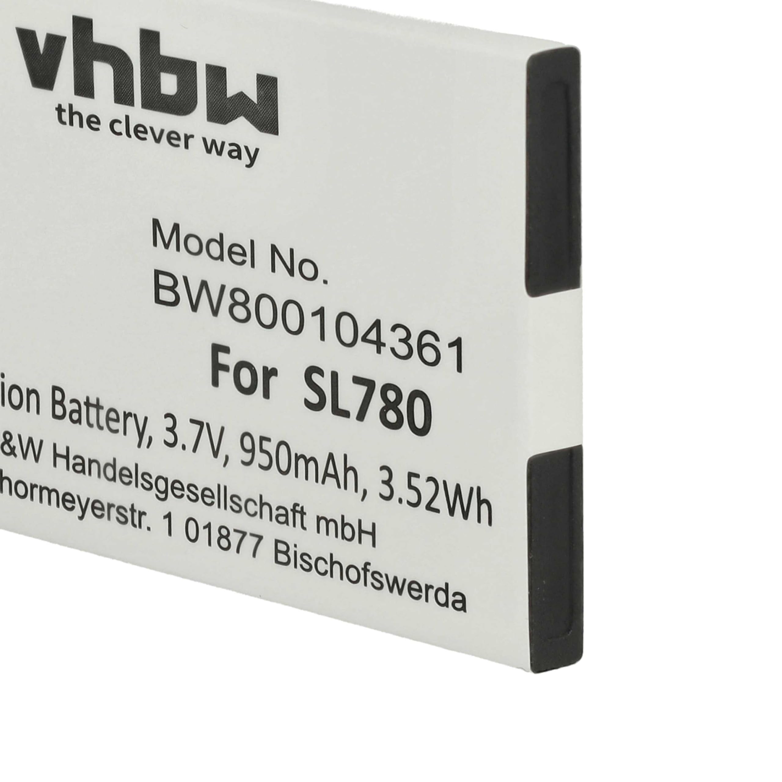 vhbw 5X Akku Ersatz für Siemens V30145-K1310-X445 | für schnurlos Festnetz Telefon (950 mAh, 3,7 V, Li-Ion)