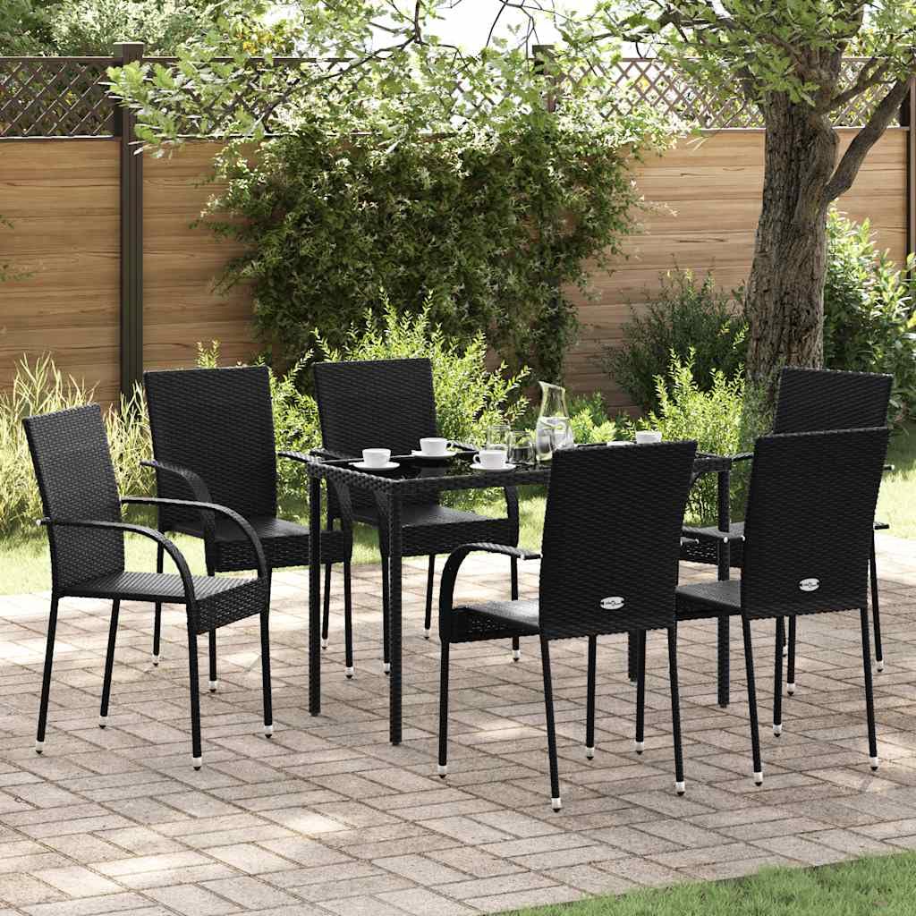 Chaises de jardin en polyrotin pour terrasse et repas en plein air
