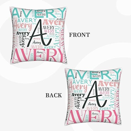 Miniatura 3 de Funda de almohada personalizada con nombre, funda de almohada personalizada con inicial y nombre, funda de almohada de felpa con monograma