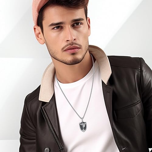 Miniatura 7 de San MiguelSan PeregrinoSan BenitoSan JudaSan AndrésSan CristóbalSan JoséSan RafaelSan SebastiánJesús CrucifijoVirgen María Milagrosa Medalla Collar