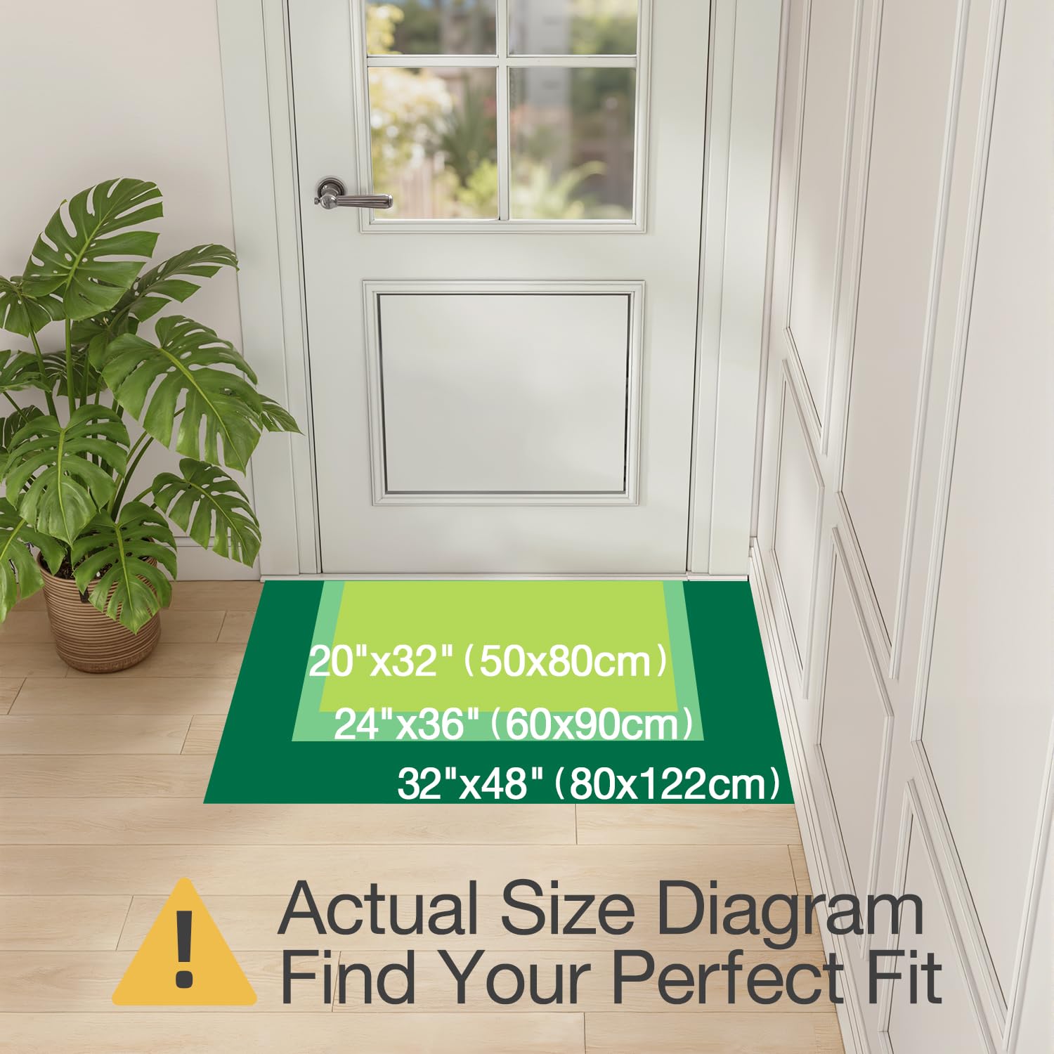 sisal rug doorway fitting template