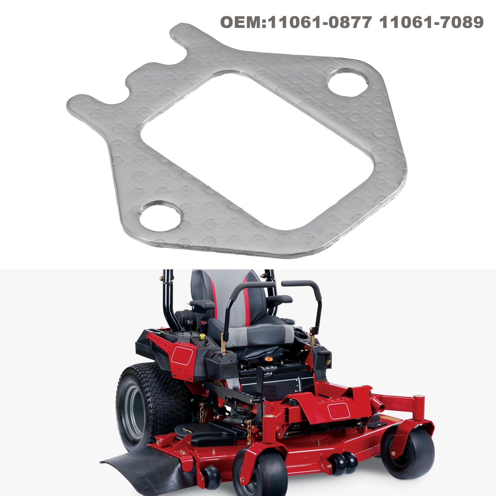 2 szt. uszczelka kolektora kompatybilna z silnikami Kawasaki FS600V FS541V FS481V FX600V 11061-0877 11061-7089