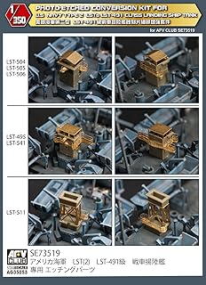 AFV Club 1/350 LST 491 Class Photo Etched Conversion/Detail Set