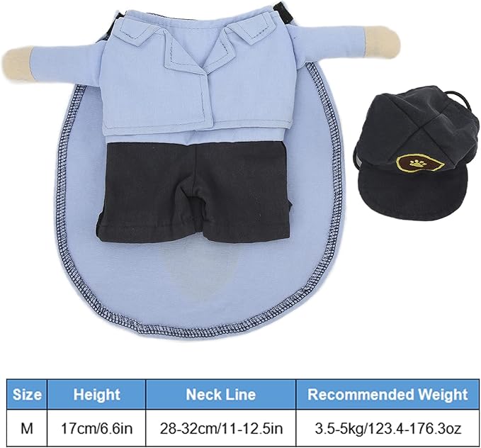 Disfraz de Cartero Divertido para Perros, Talla M miniatura 5