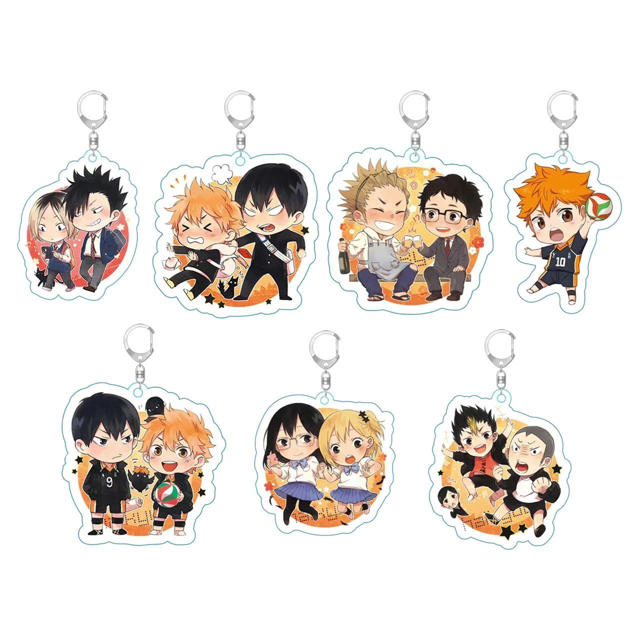 Amazon.co.jp: ハイキュー キーホルダー キーチェーン セット 可愛い