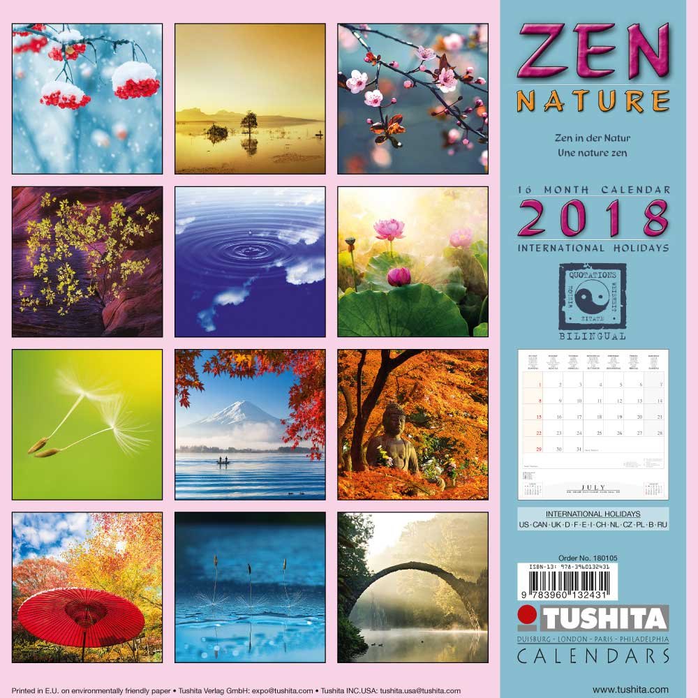 Zen Nature 2018 (Mindful Editions) Calendar – 27 July 2017
