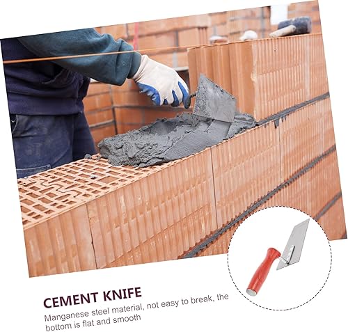 Miniatura 2 de VILLCASE Margin Construction - Yeso de plástico para mampostería con acabado cortador de masilla pala mango de agarre suave cemento para paneles de