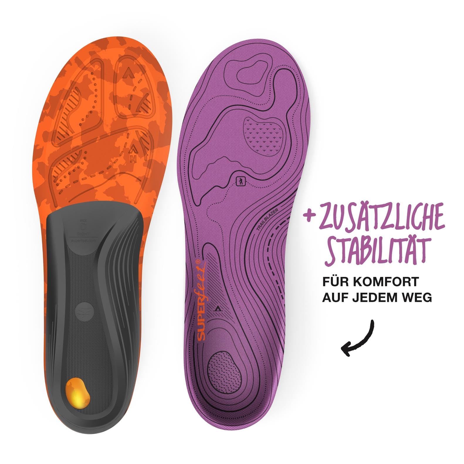 Superfeet Hike Einlegesohlen für Frauen - Schuheinlagen für Wanderstiefel
