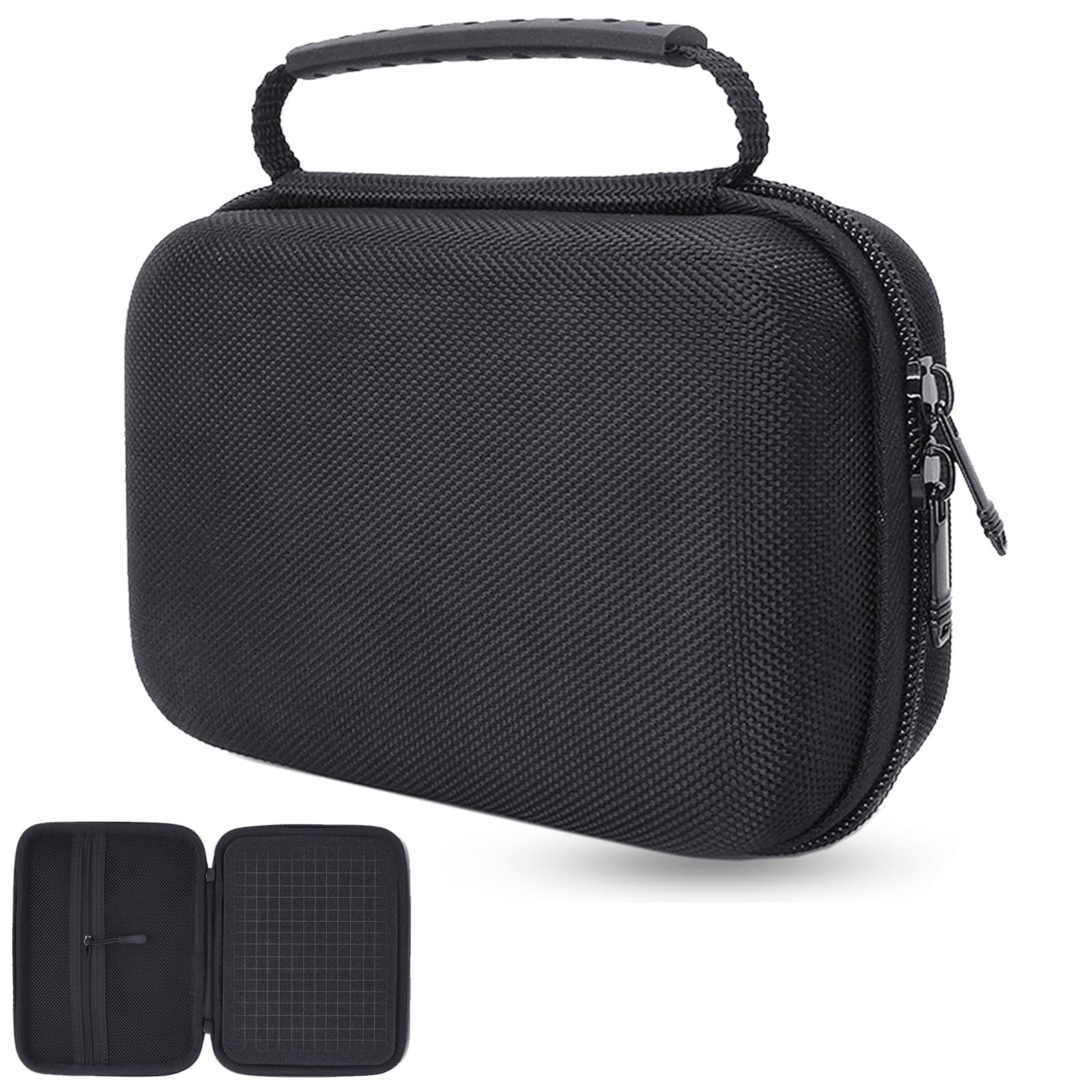 QFDSHOPCO Hard Carrying Case with Customizable Foam Protective Case Outdoor Travel Electronic Organizer Pouch Storage Bag Compatible with Digital