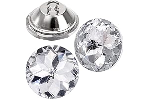 Frcctre 25mm Rhinestone Headboard Buttons for Luxury Décor