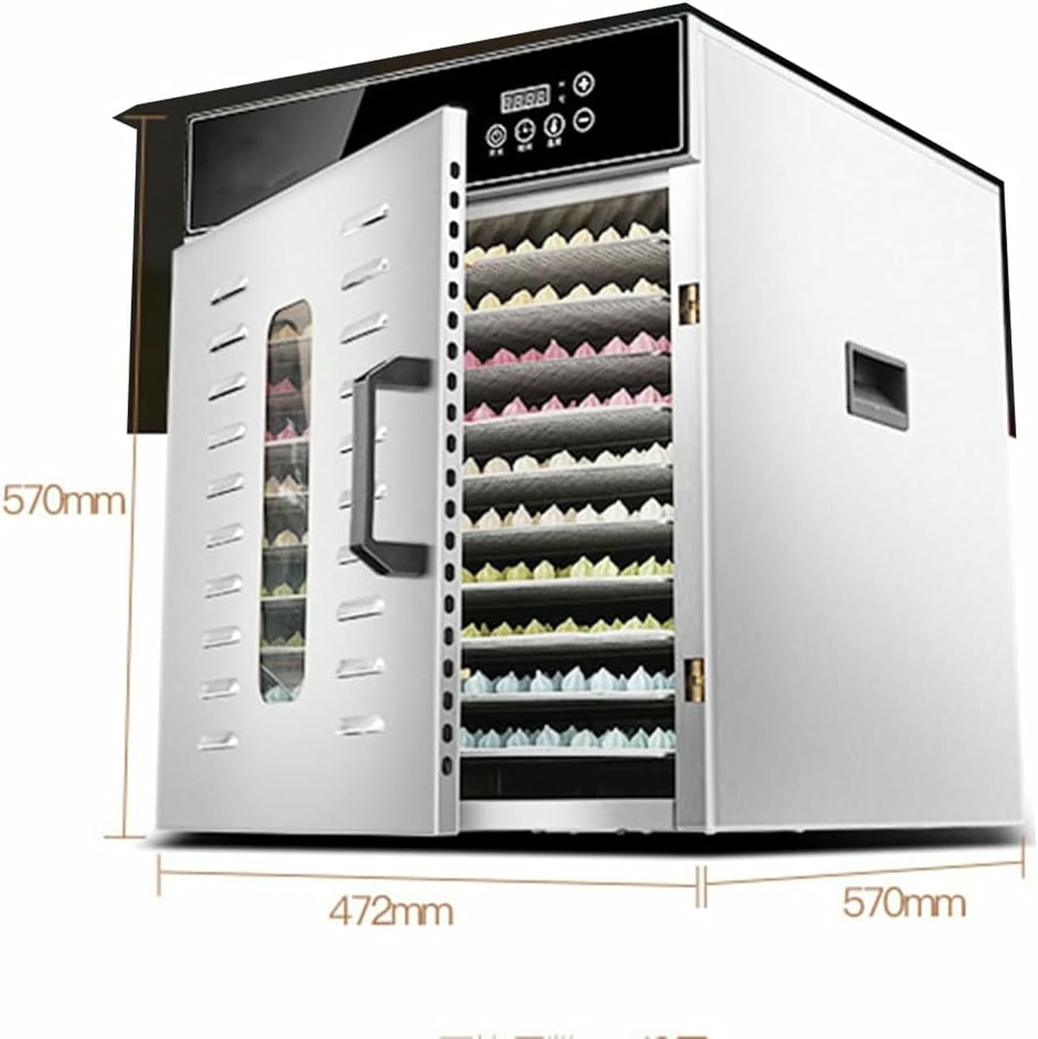 Professional Jerky 10 Layers, Stainless Steel Dehydrator Dehydrator