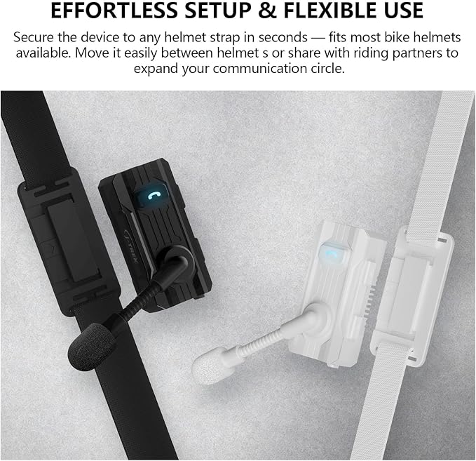 Intercomunicador para casco Bluetooth 5.4 BH03, pack dual miniatura 5