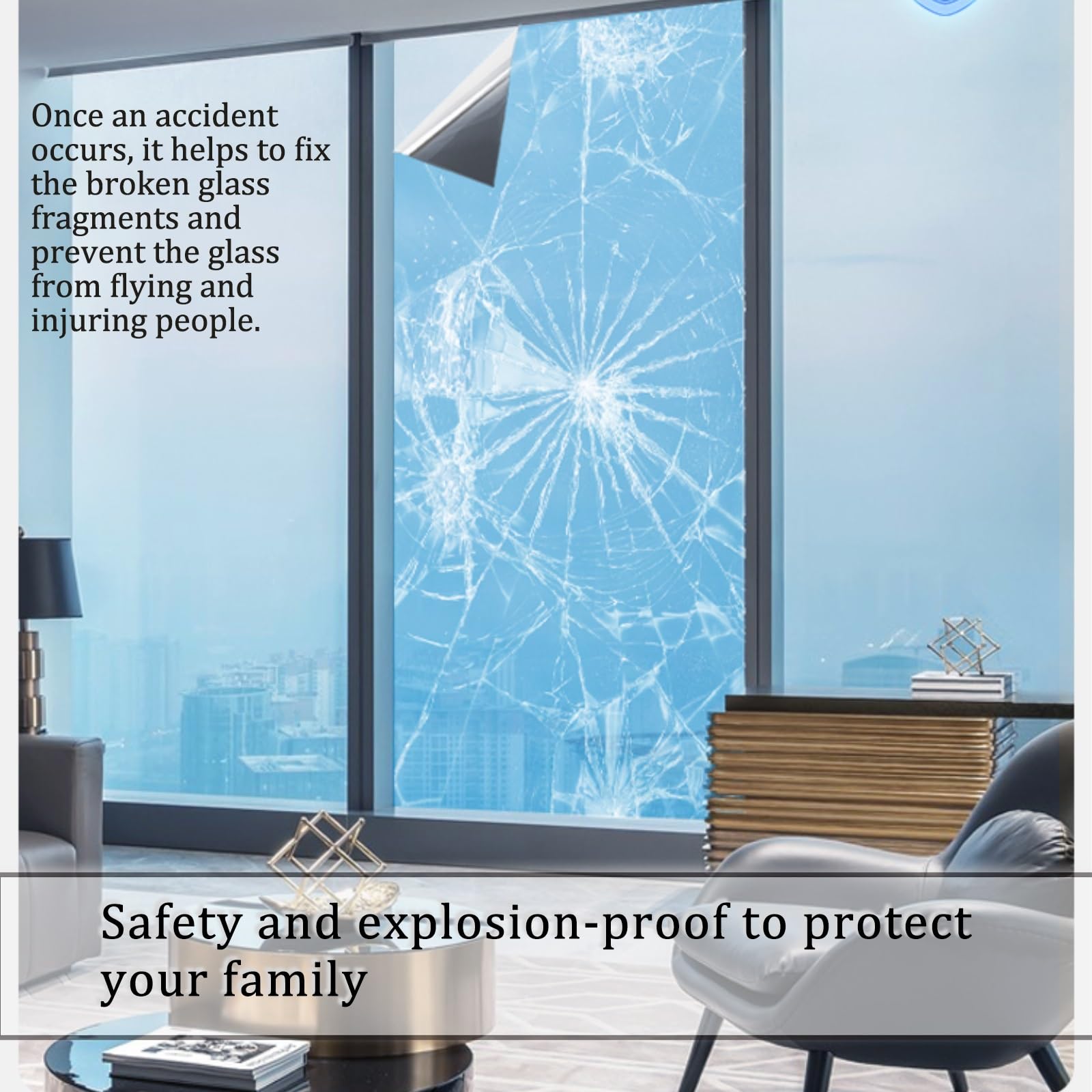 Espejo Unidireccional Lámina Protector Solar Privacidad, Anti UV Lámina Película De Aislamiento, Lámina Solar Protectora De La Privacidad, Vinilo Ventana Deorativos Anti Calor Y UV, No Adhesiva(60*900
