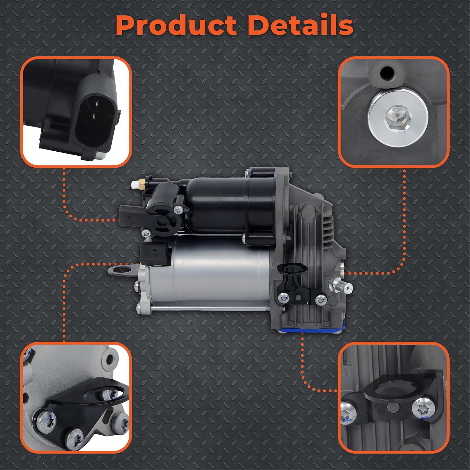 labwork Air Suspension Compressor Pump Replacement for GL320 2007-2012 Replacement for ML320 2006-2011 No Maintenance Required