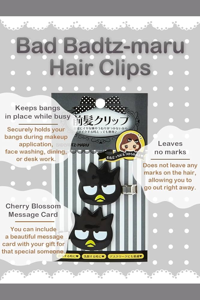 Amazon.com : SanrioOriginal Hair Clips (Japan Import