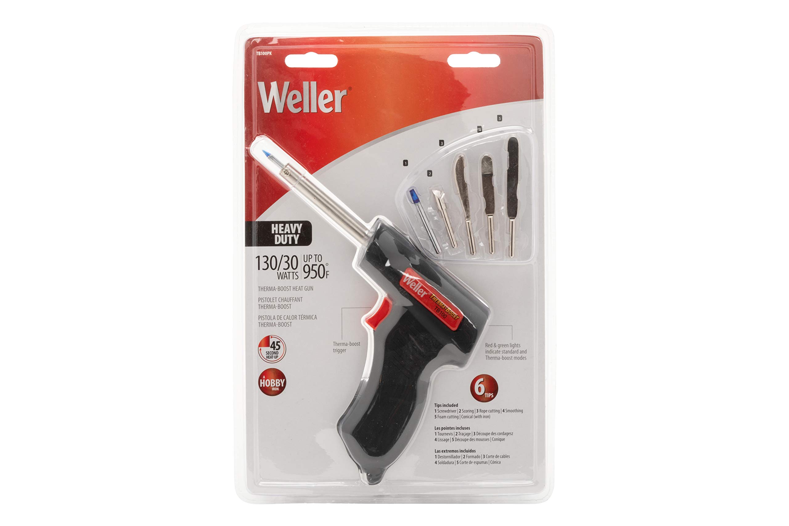 Weller TB100PK Heat Tool - 30/130W Therma Boost -7