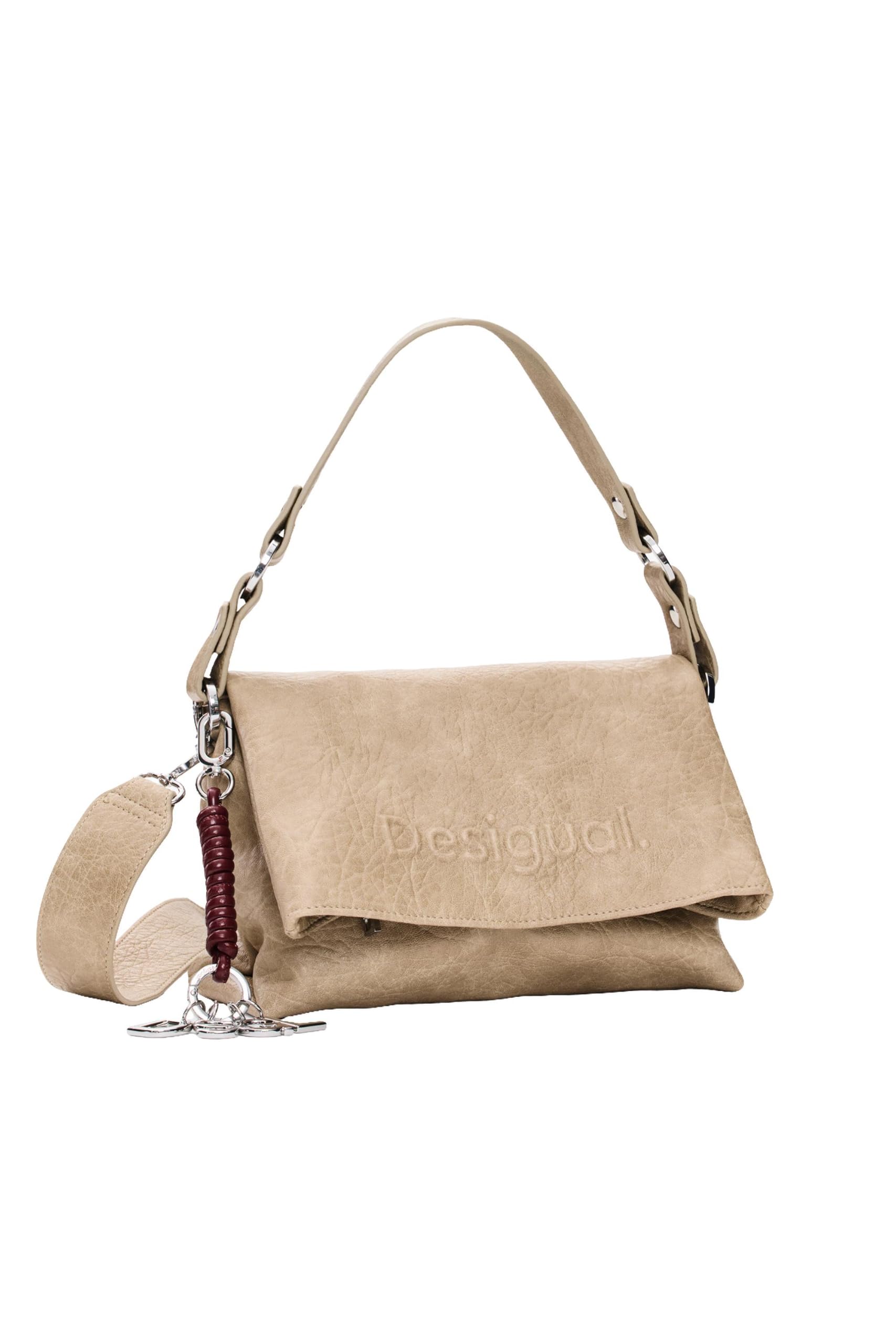 Desigual Damen Bag_half Logo Zubehör PU Einkaufstasche (1er Pack)