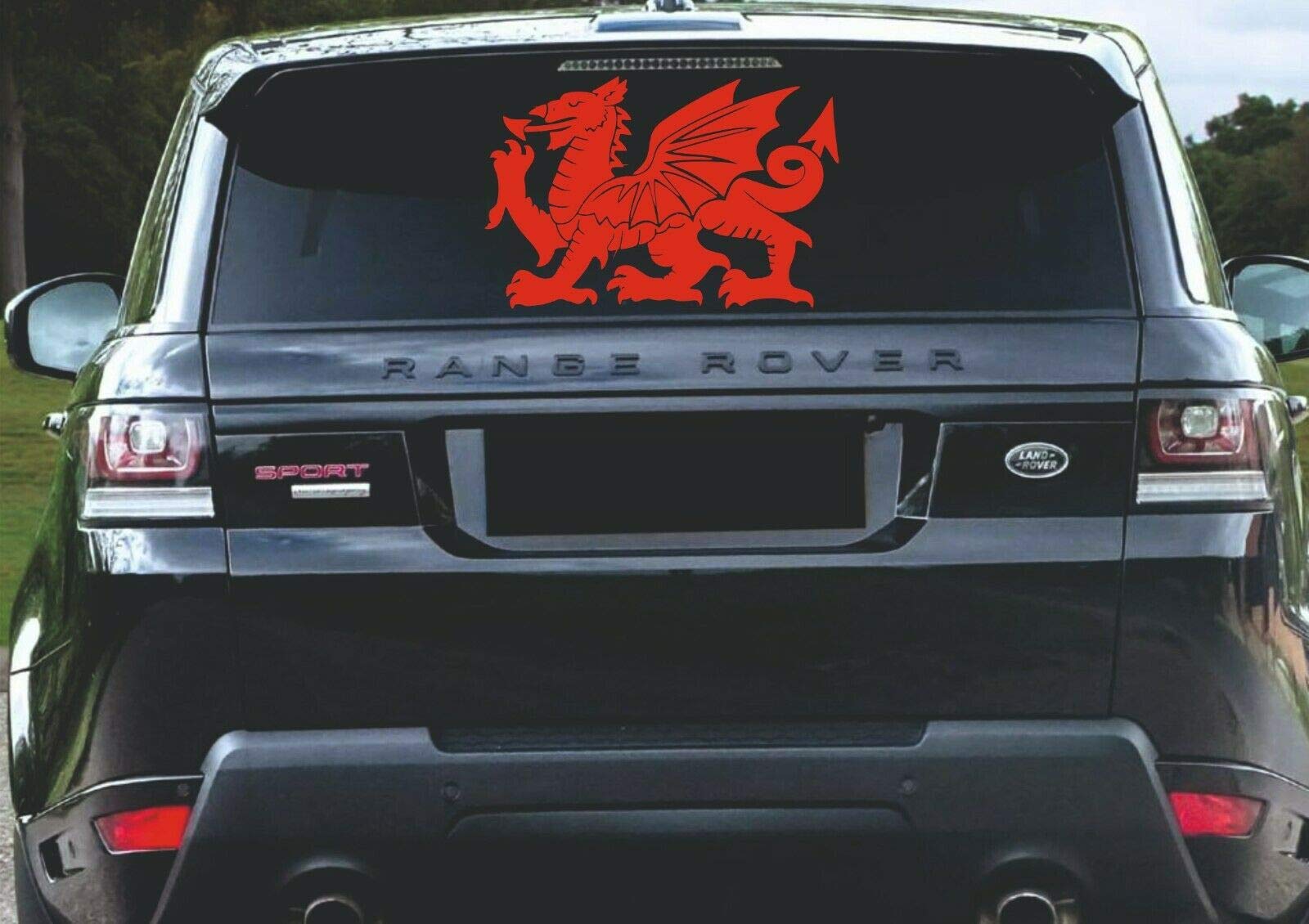 Watershed Red Cymru Draig Ddraig Goch Welsh Dragon Decal/Sticker Large