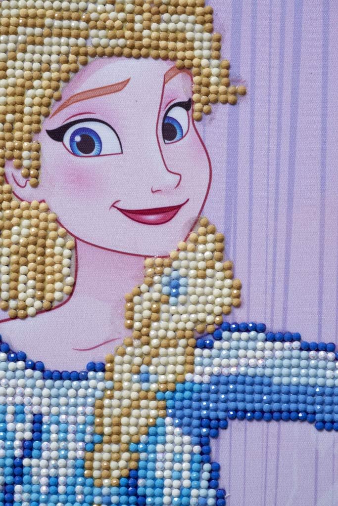 Vervaco Diamond Painting Kit: Disney Ice Magic Elsa, Multi, 40 x 40cm