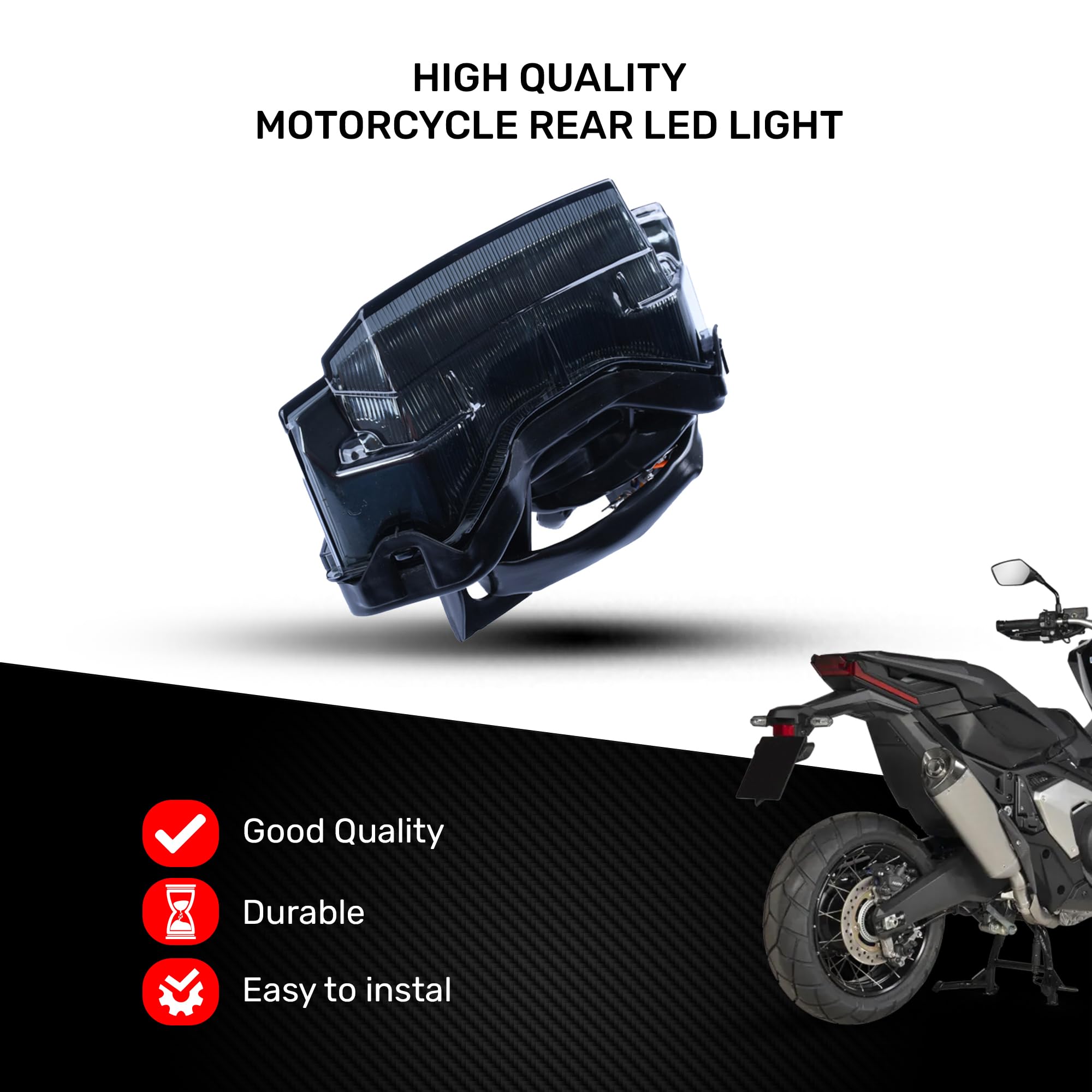aVDB-moto Fanale Posteriore/Luce Stop LED compatibile con HONDA X-ADV XADV X ADV 750 RC95 2017-2020, X-ADV XADV X ADV 750 RH10 2021-2022
