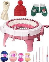 Vista 1 de Knitting Machine48 Needles Knitting Machine Smart Weaving Loom Round Knitting Machines with Row Counter for Adults or KidsDIY Knit Loom Machine Kit