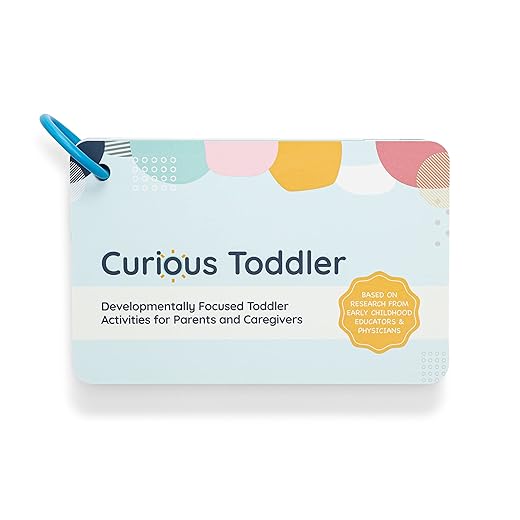 Curious Toddler™ Activity Cards | 40+ Activities for Toddler & Me (12-24 Months) | Developmentally-Focused and Stimulating Creative Playtime Ideas | Bonus: Two Recipes for Dough & Dyed Pasta