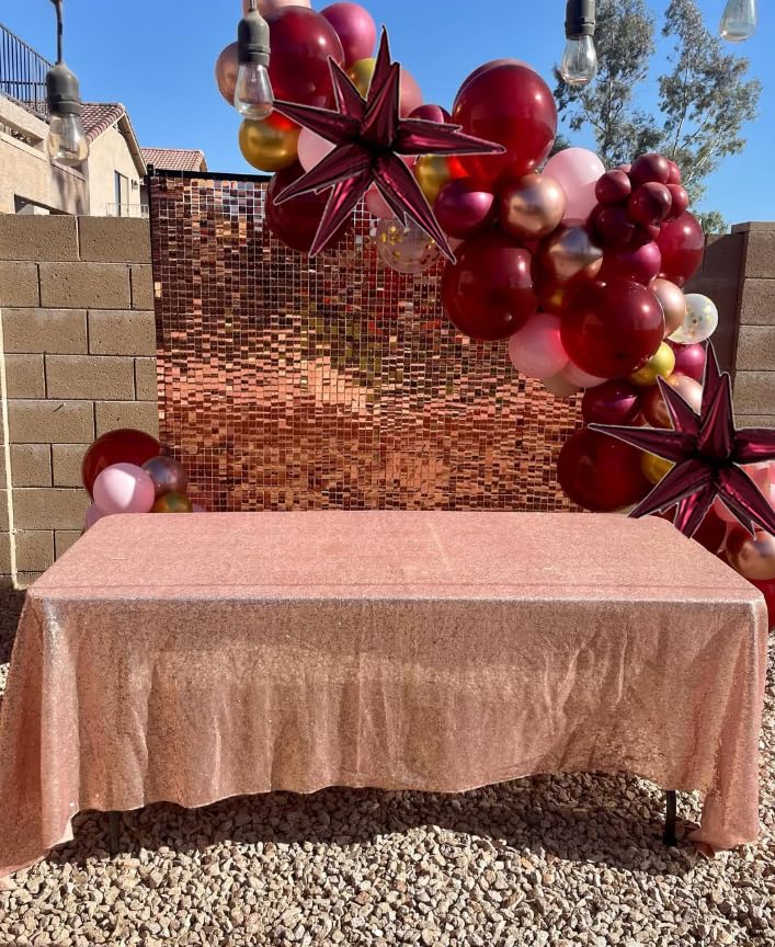 Image of 3pcs 26inch 3D wine red (Burgundy) Explosion Star foil balloon, wine red Foil Cone Star burst Balloons for Birthday Wedding New Year Party Event