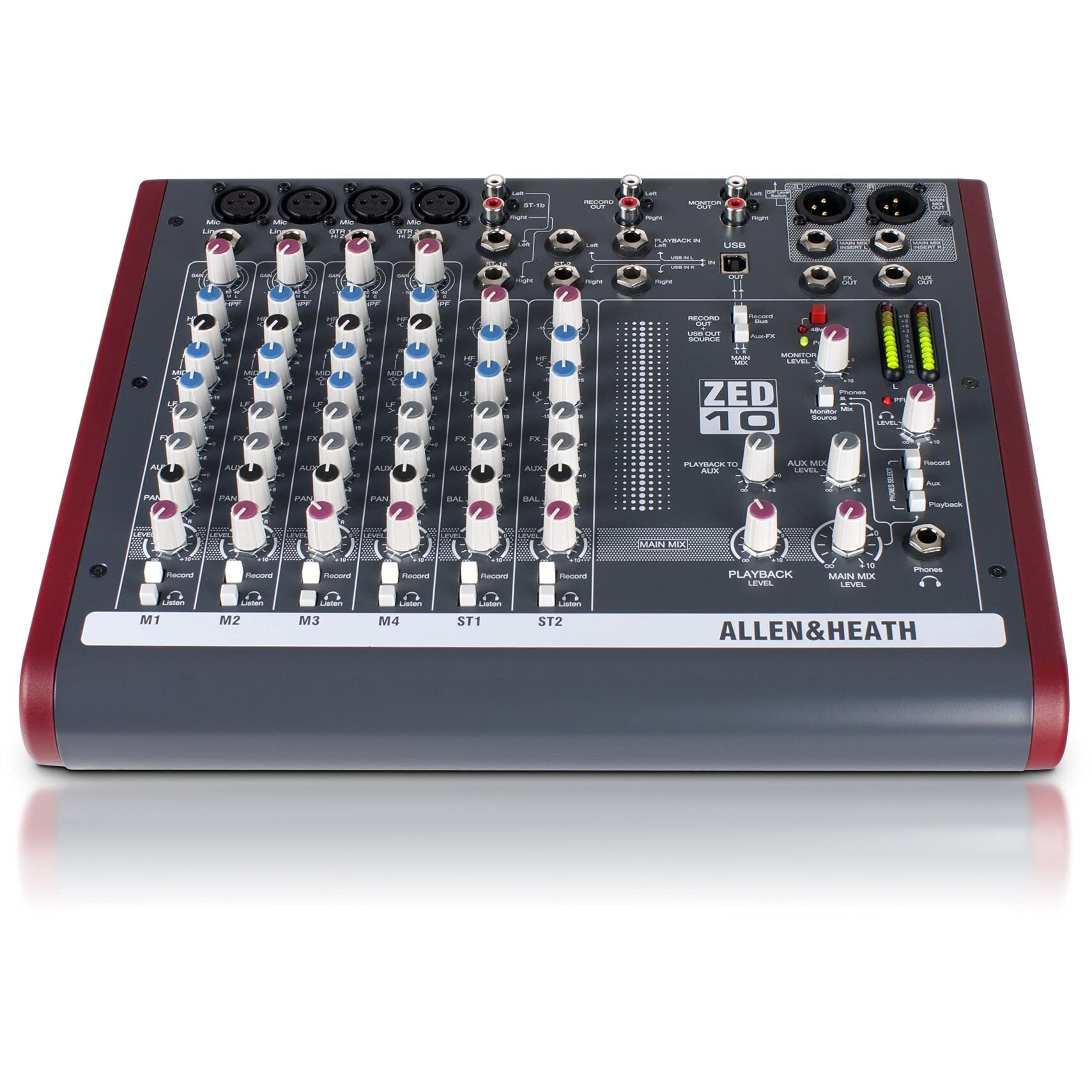 Amazon | Allen & Heath ZED-10 4 x モノラル、2 x ステレオ、USB