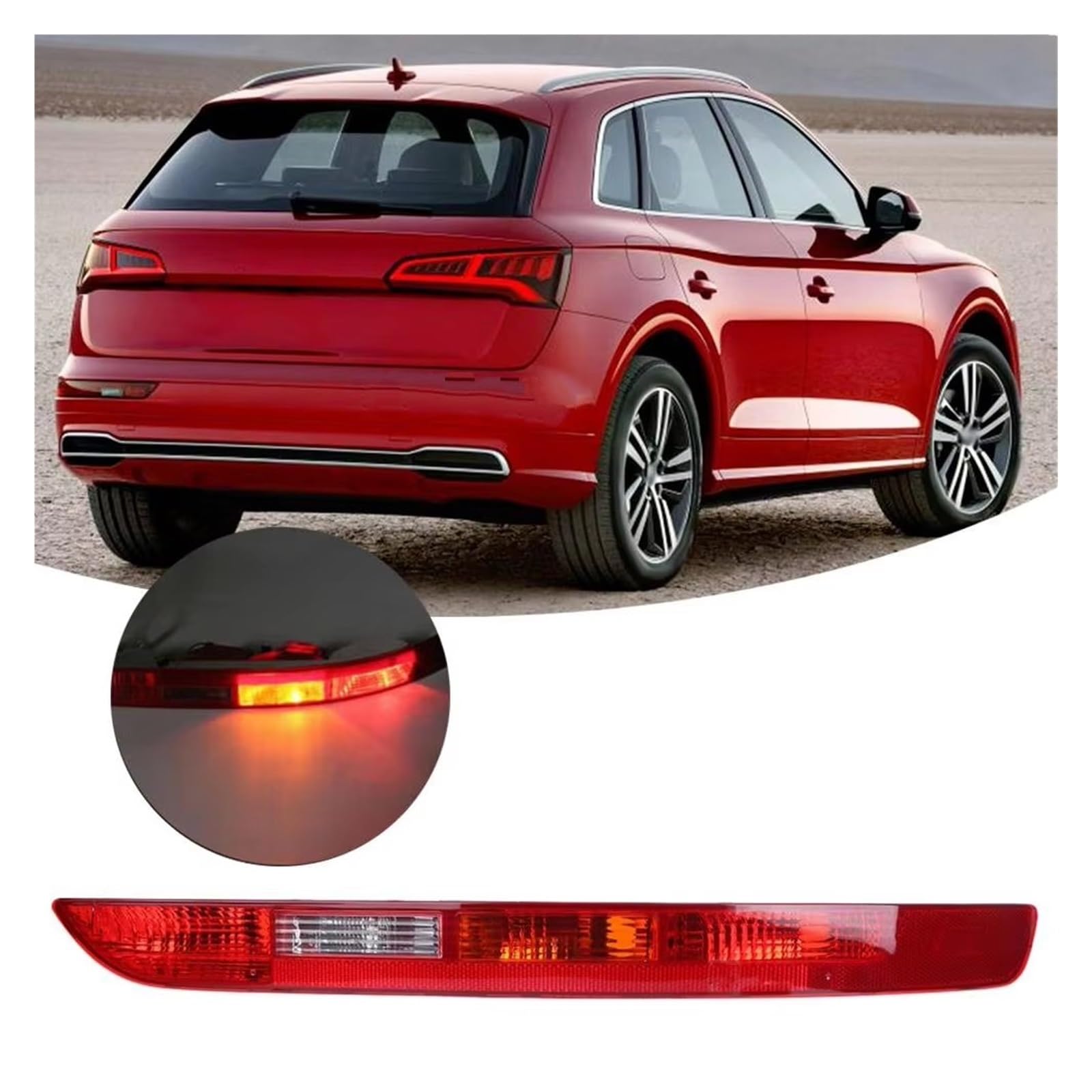 Fanale Posteriore Fanale Posteriore Destro paraurti Posteriore Senza Filo 8R0945096 Adatto per Accessori Auto 2009-2016 fari Posteriori