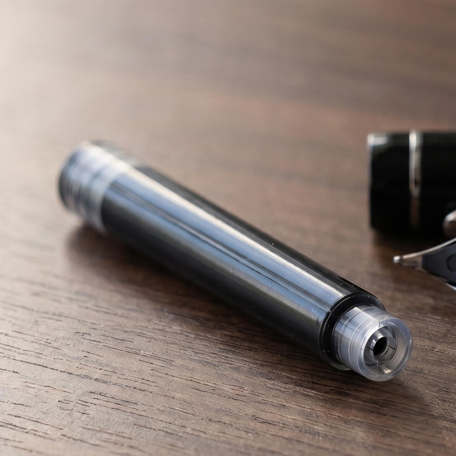 Artibetter 400 schwarze Tintenpatronen für Füllfederhalter – 3,4 mm Bohrungsdurchmesser – Ersatzpatronen zum Schreiben und Zeichnen
