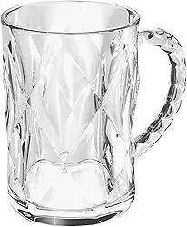 LYOR - Caneca para Cappuccino de Vidro Diamond 170ml